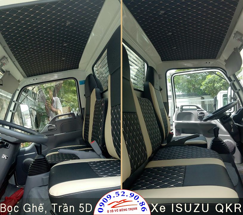 bọc ghế và opps trần xe tải isuzu