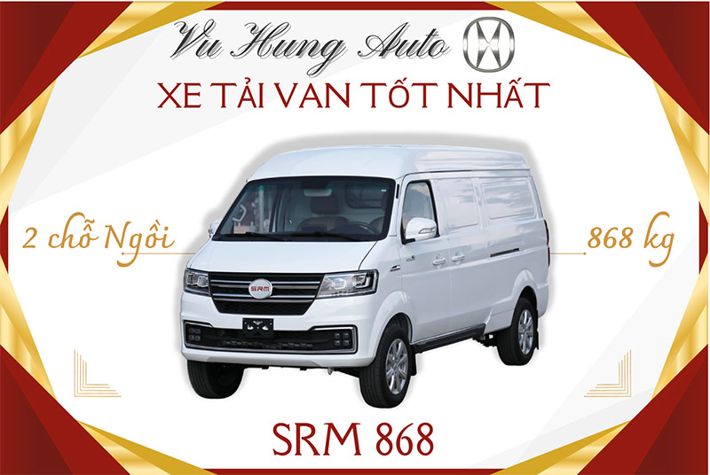 xe tải van srm 868 kg xe tải van srm 868 kg