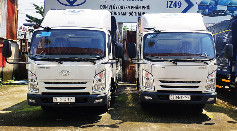 xe tải iz65 lắp mui lướt gió